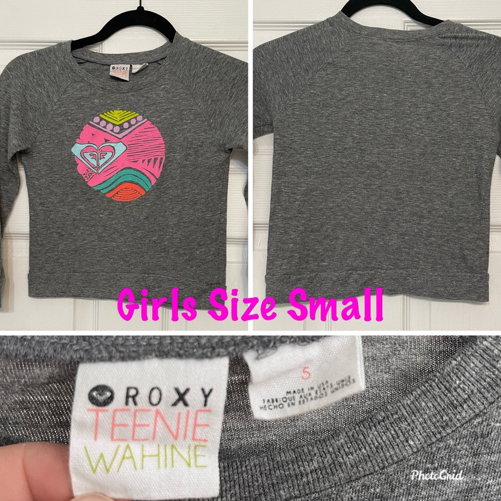 🖤GUC - Roxy Girls Long Sleeve Top. Size Small